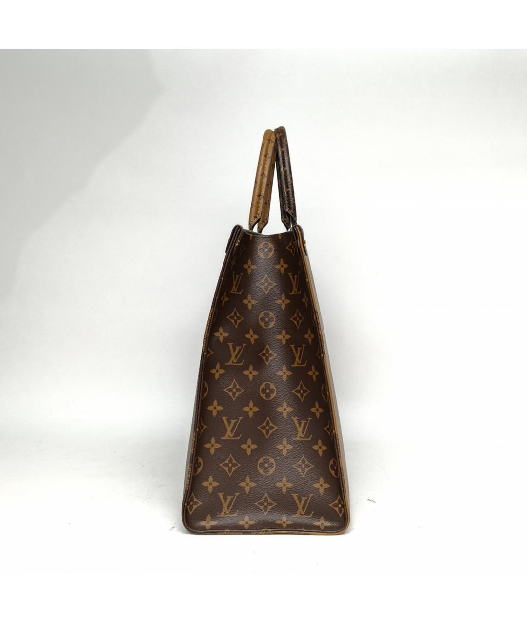 LOUIS VUITTON Коричневая сумка тоут, фото 3