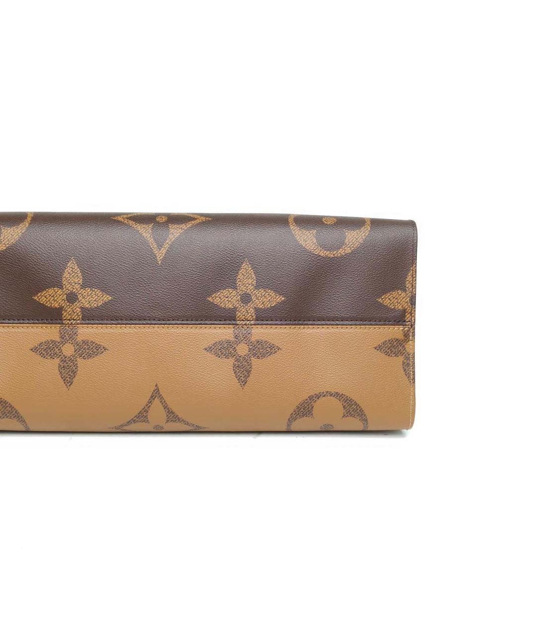 LOUIS VUITTON Коричневая сумка тоут, фото 7