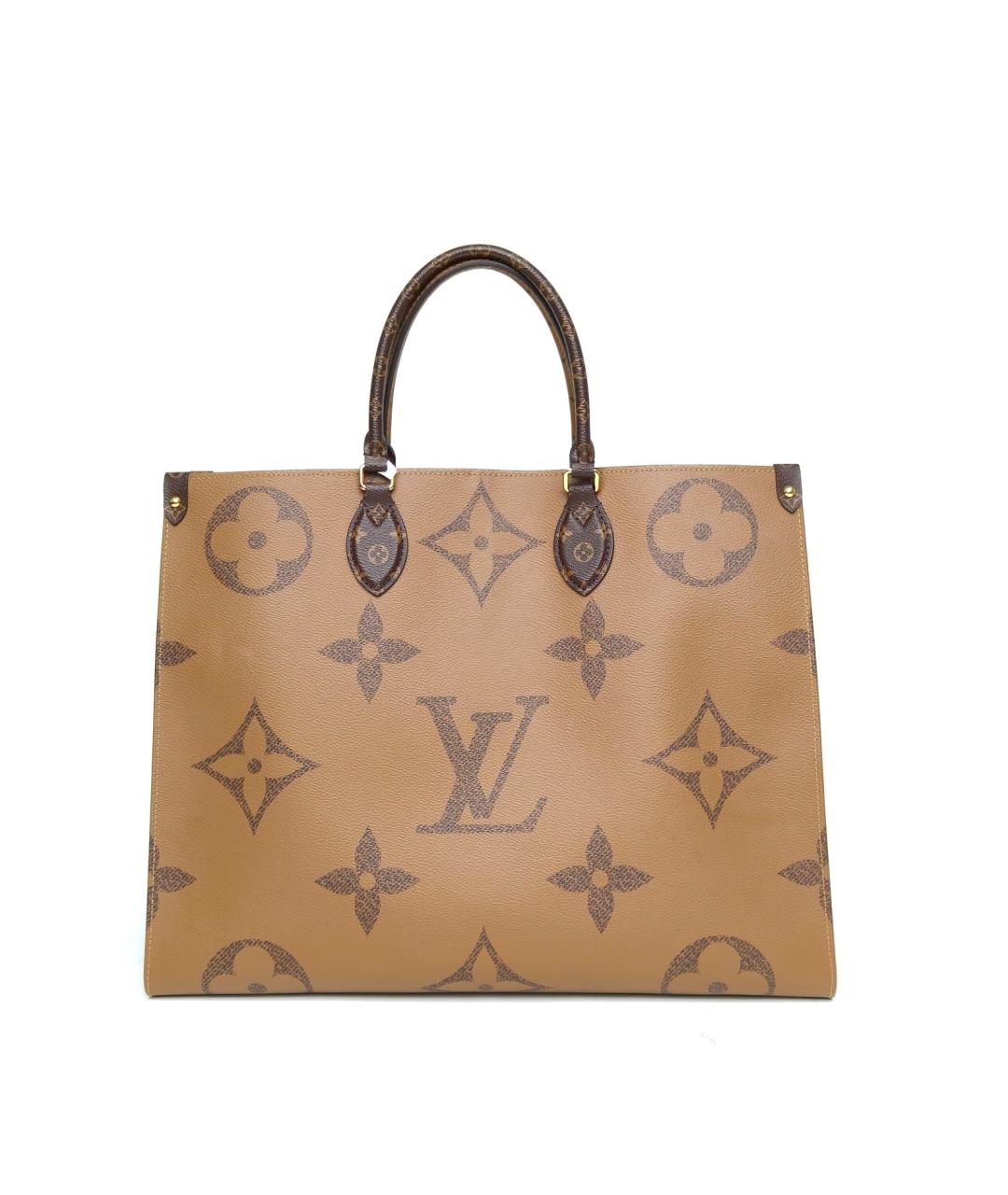 LOUIS VUITTON Коричневая сумка тоут, фото 4