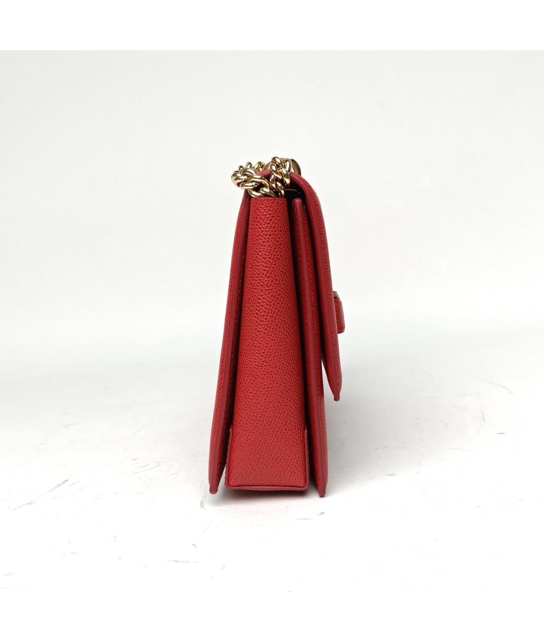 FERRAGAMO Красная кожаная сумка через плечо, фото 5