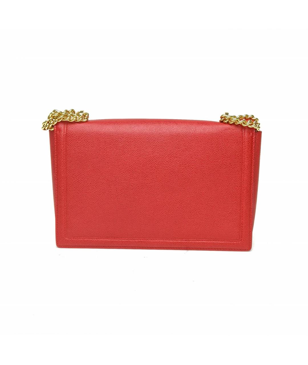 FERRAGAMO Красная кожаная сумка через плечо, фото 4