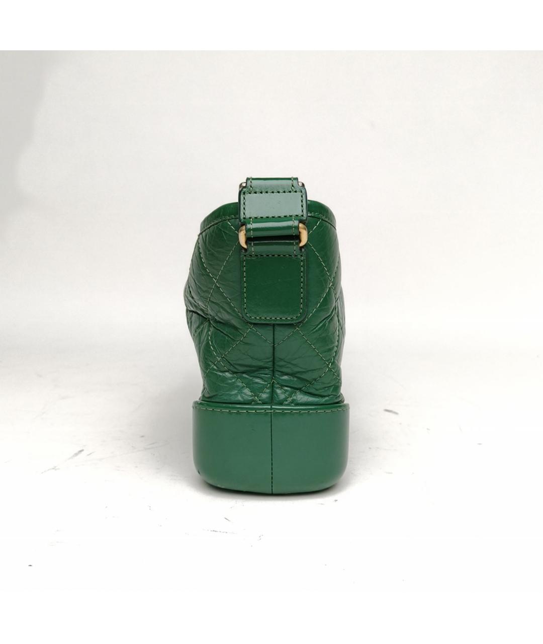 CHANEL Зеленая кожаная сумка через плечо, фото 3