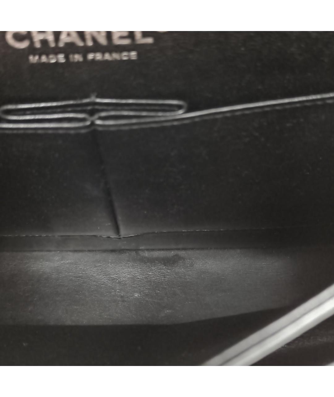 CHANEL Черная кожаная сумка через плечо, фото 7