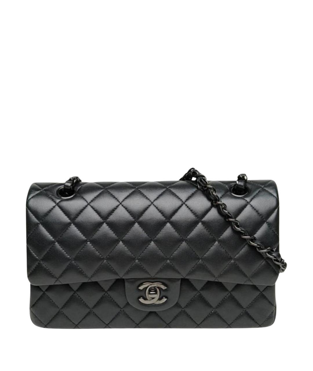 CHANEL Черная кожаная сумка через плечо, фото 1
