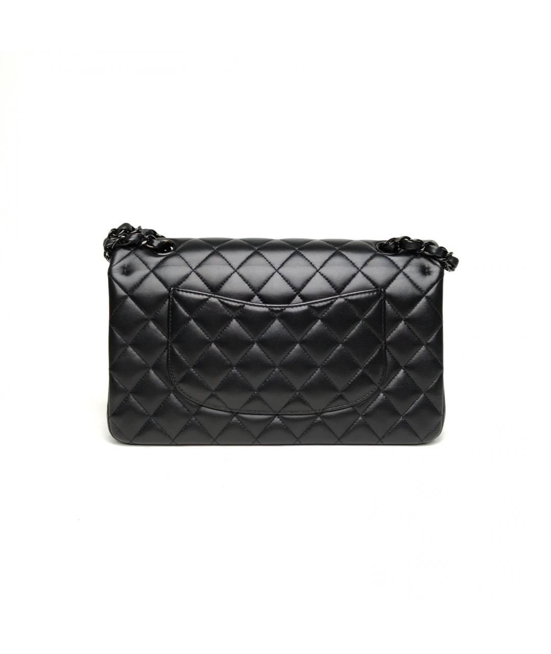 CHANEL Черная кожаная сумка через плечо, фото 4