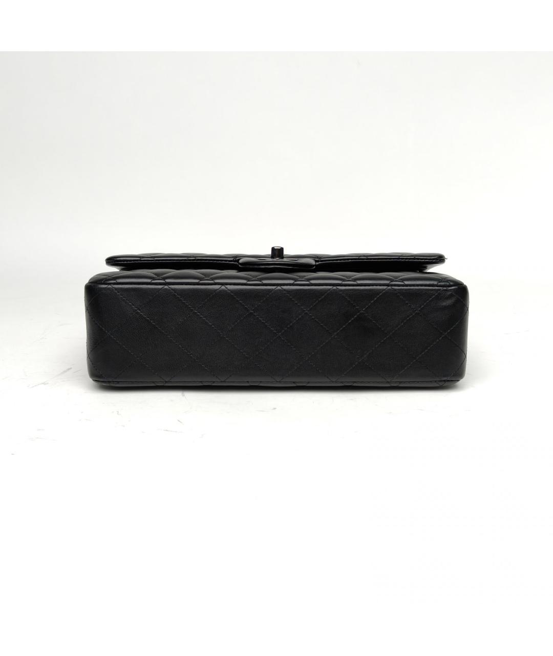 CHANEL Черная кожаная сумка через плечо, фото 6