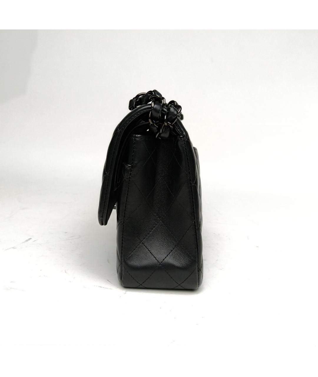 CHANEL Черная кожаная сумка через плечо, фото 3