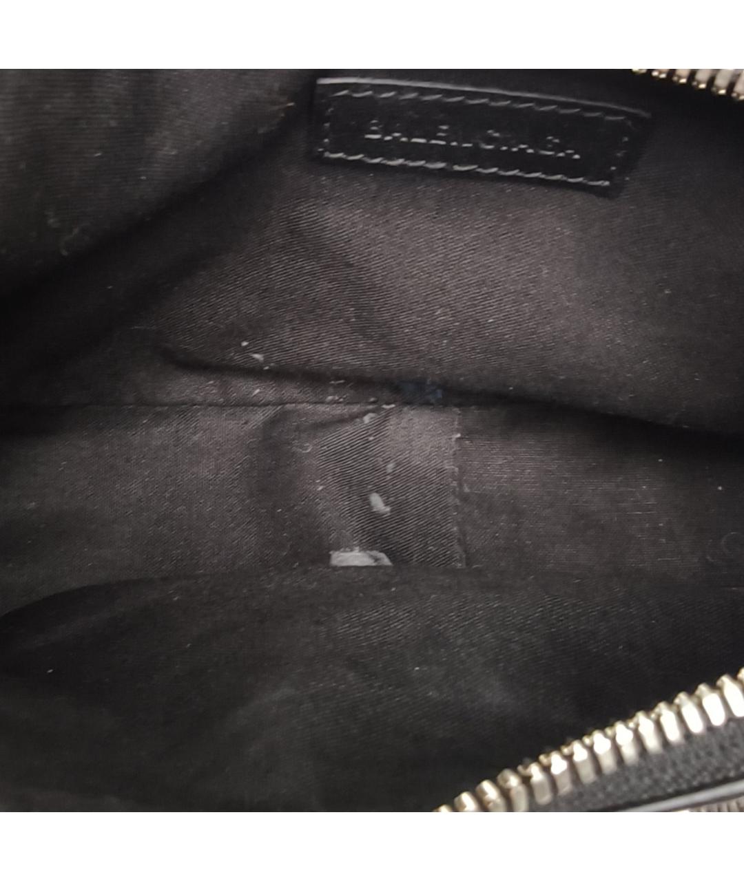 BALENCIAGA Черная кожаная сумка через плечо, фото 6