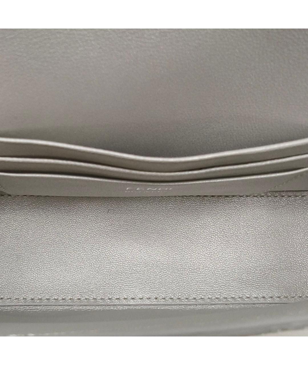 FENDI Серебряная сумка с короткими ручками, фото 8