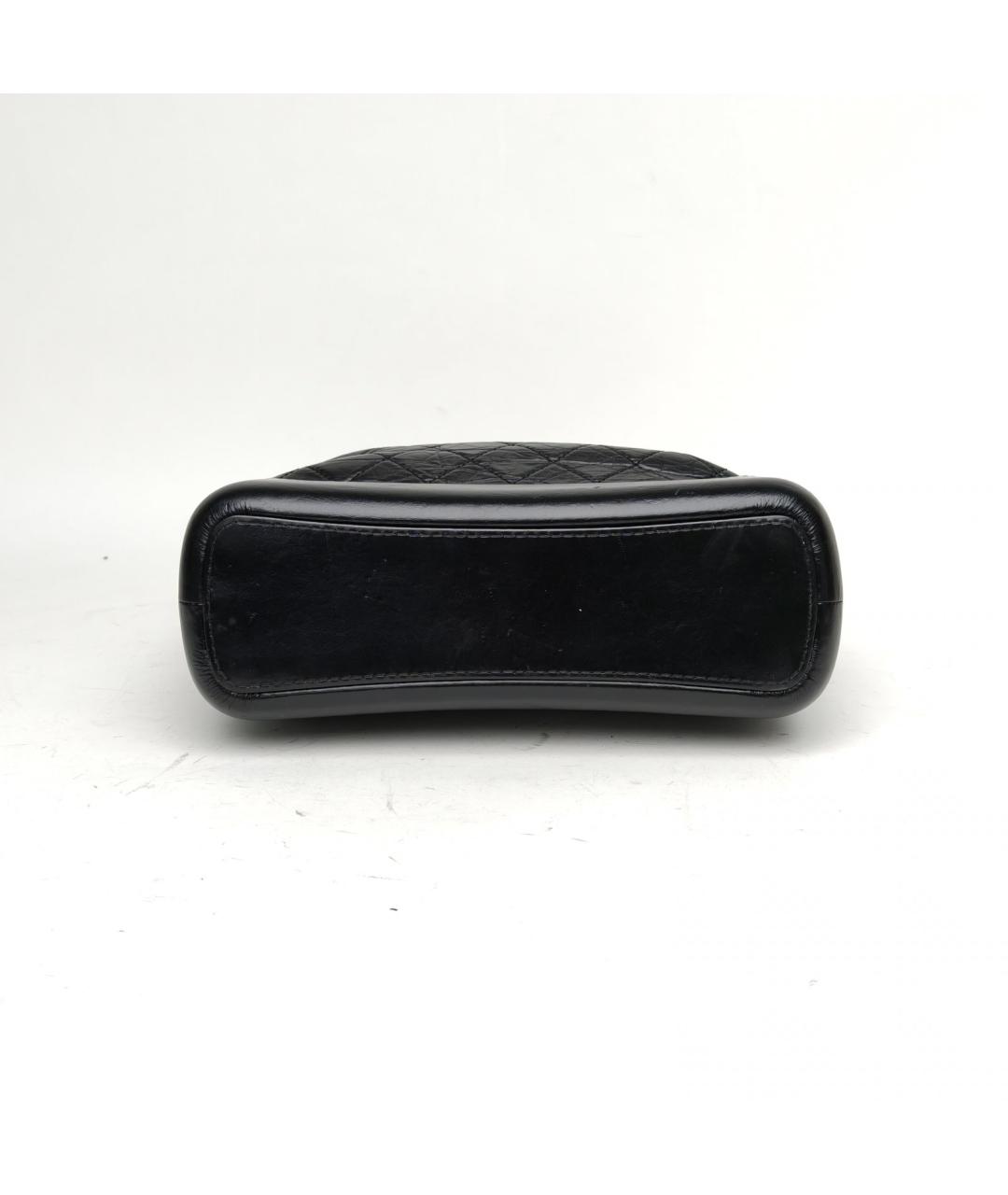 CHANEL Черная кожаная сумка через плечо, фото 6