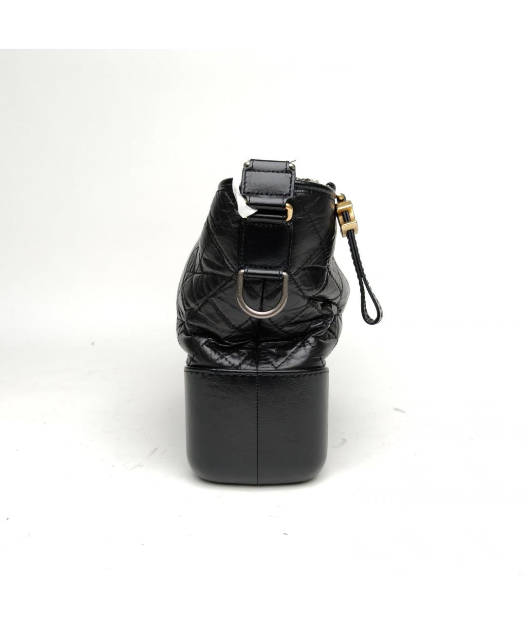 CHANEL Черная кожаная сумка через плечо, фото 5