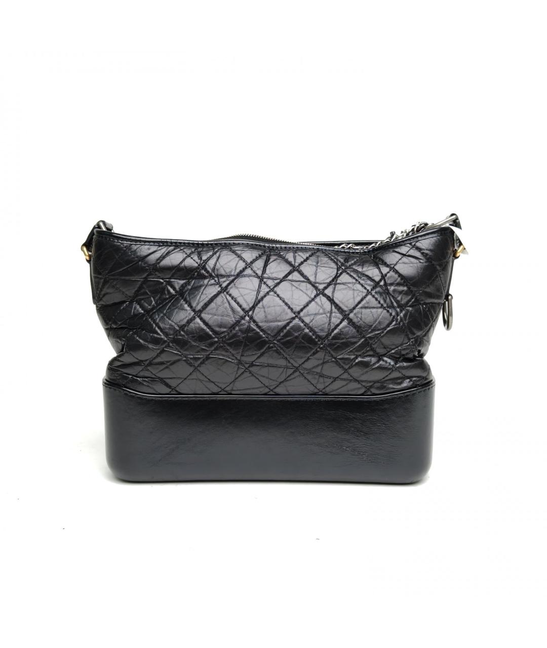 CHANEL Черная кожаная сумка через плечо, фото 4