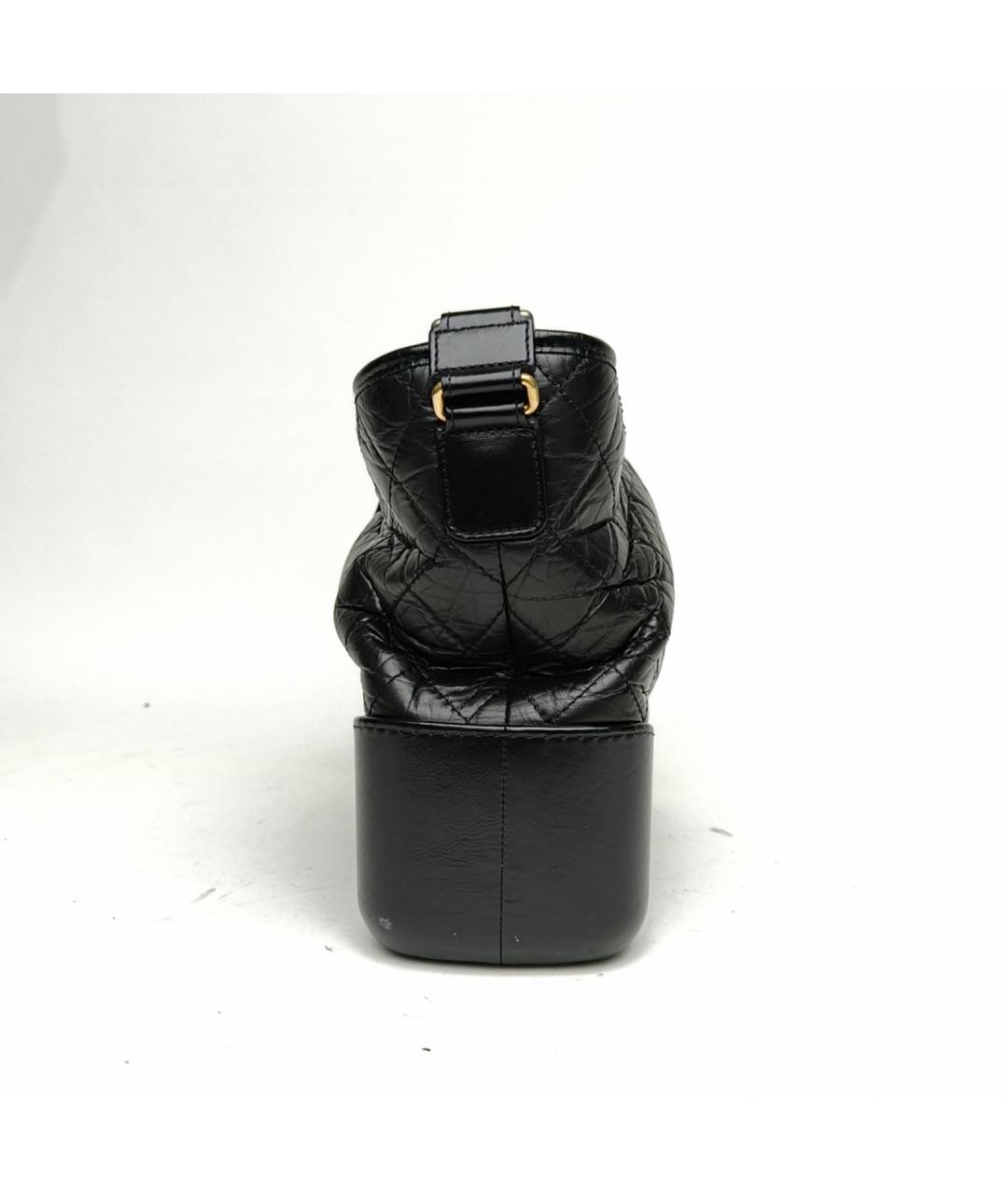 CHANEL Черная кожаная сумка через плечо, фото 3