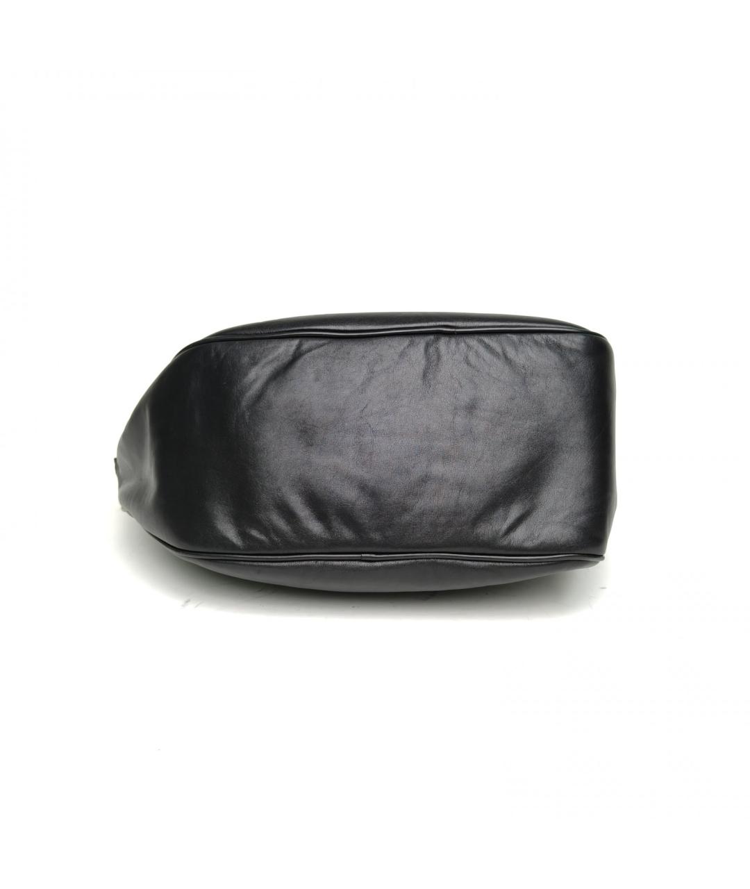 BURBERRY Черная кожаная сумка через плечо, фото 5