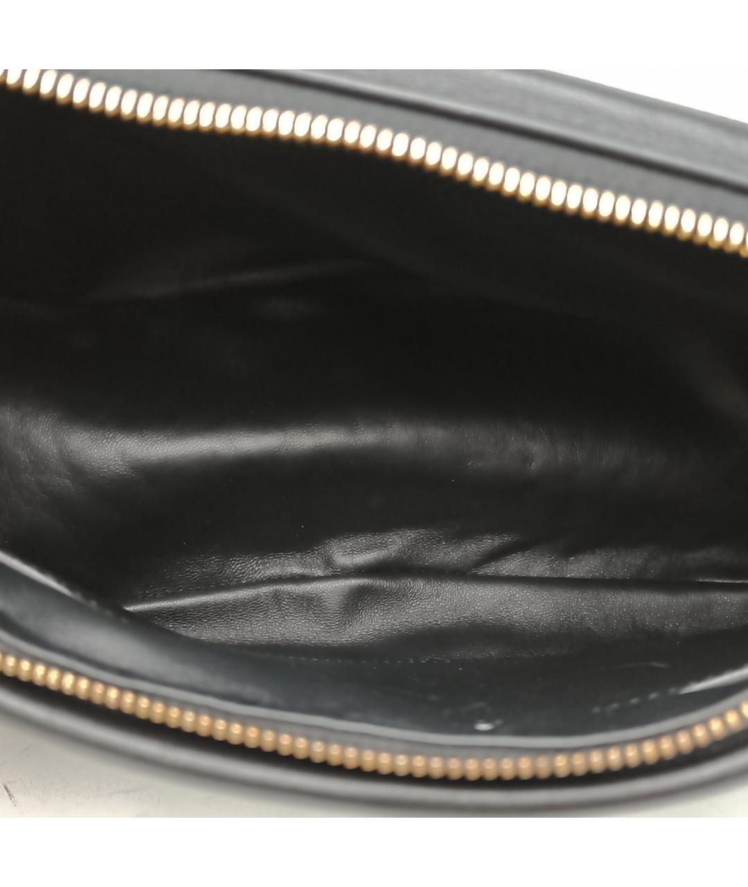 BURBERRY Черная кожаная сумка через плечо, фото 7