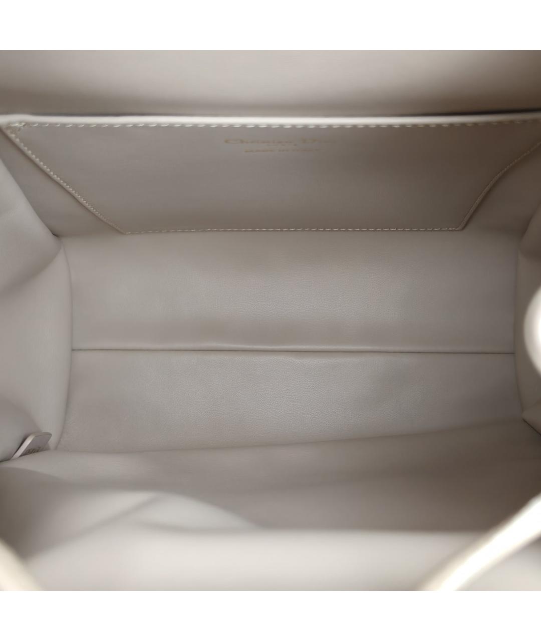 CHRISTIAN DIOR Бежевый кожаный рюкзак, фото 6