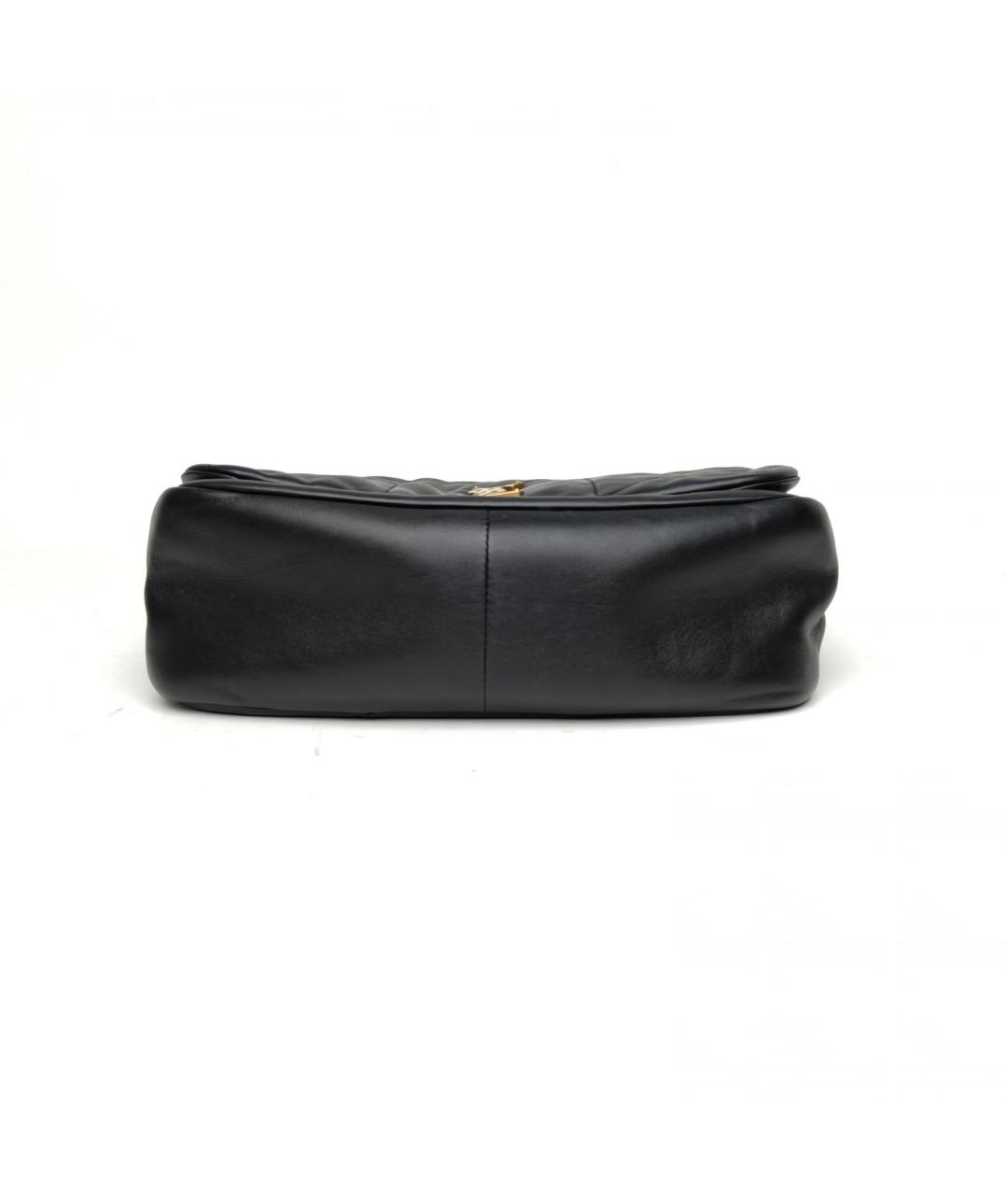 SAINT LAURENT Черная кожаная сумка через плечо, фото 6