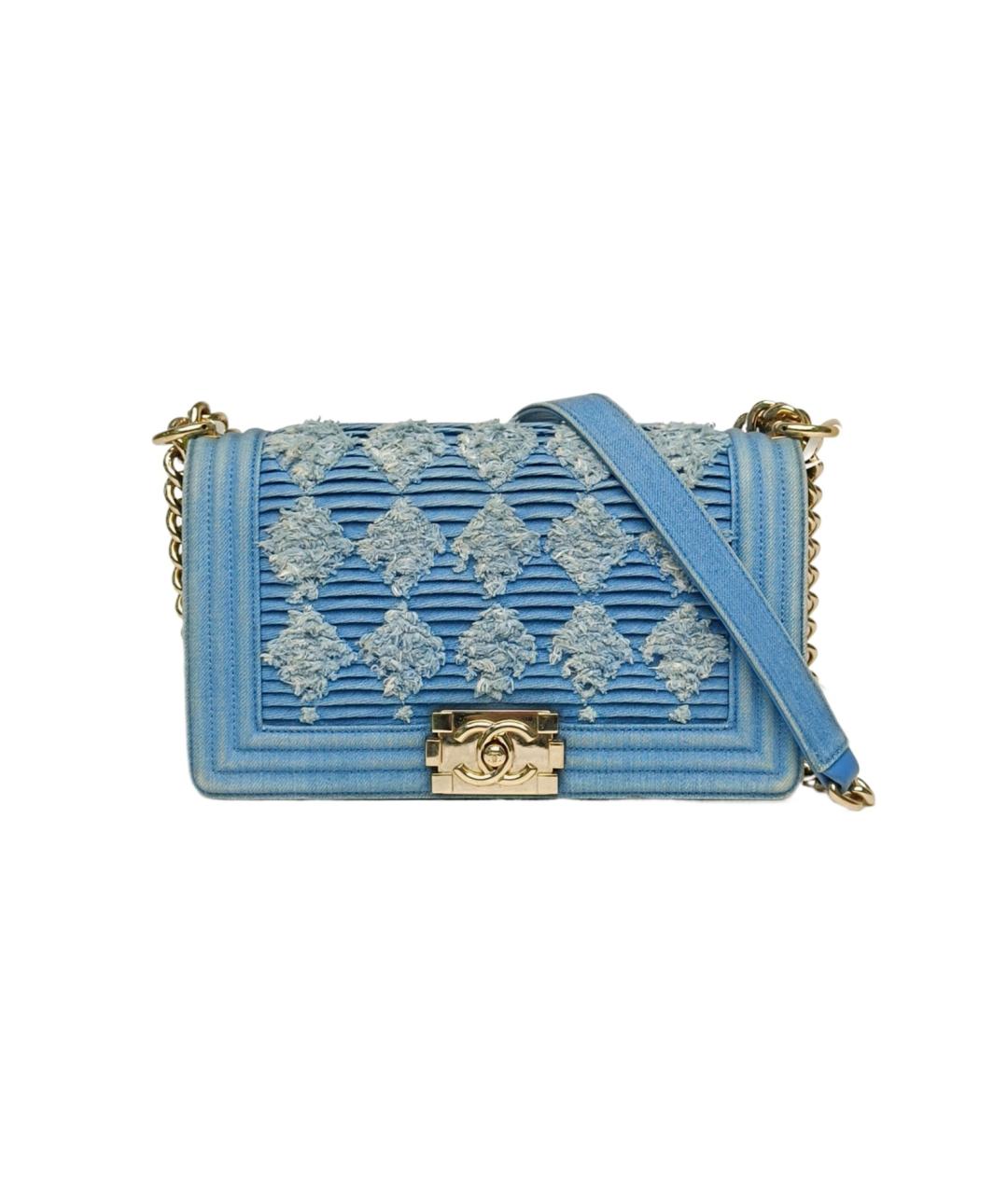 CHANEL Синяя сумка через плечо, фото 9