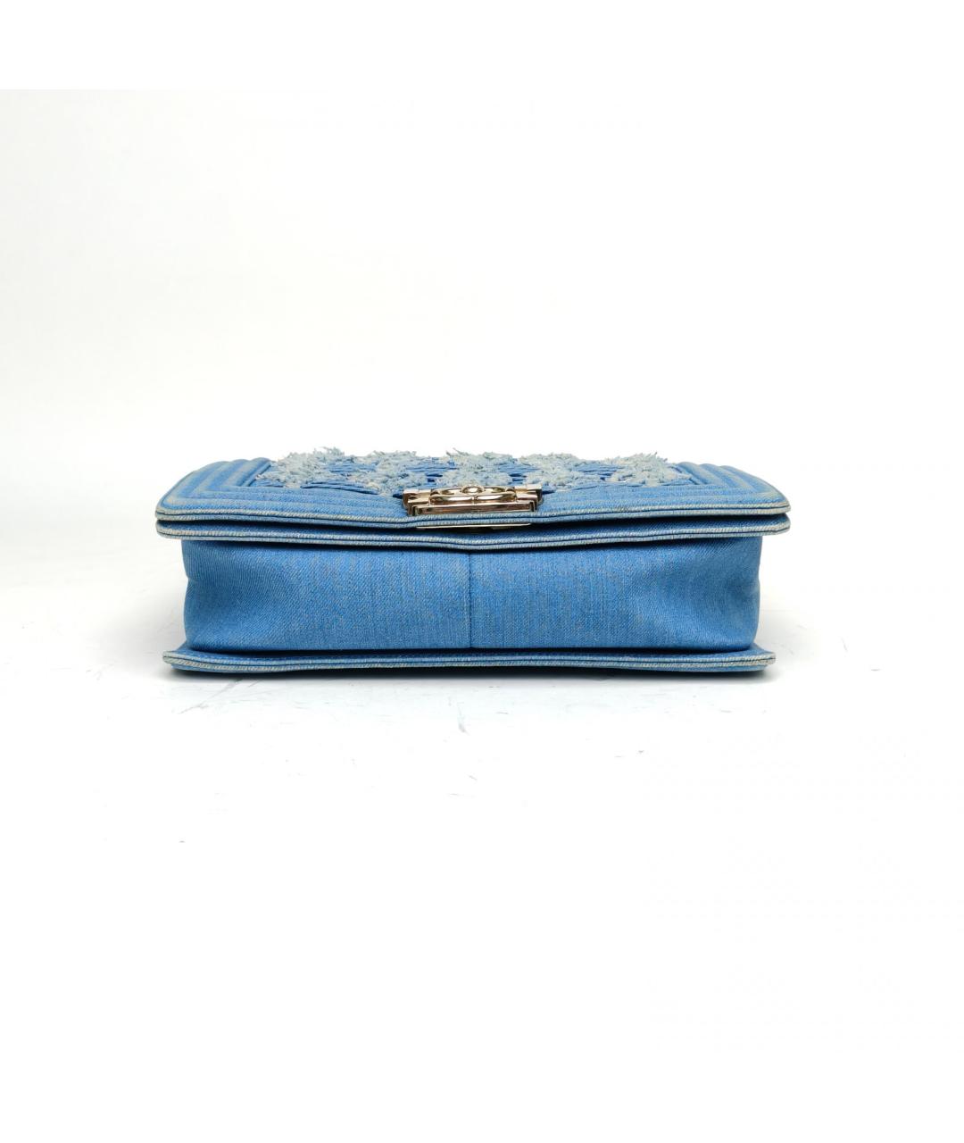 CHANEL Синяя сумка через плечо, фото 5