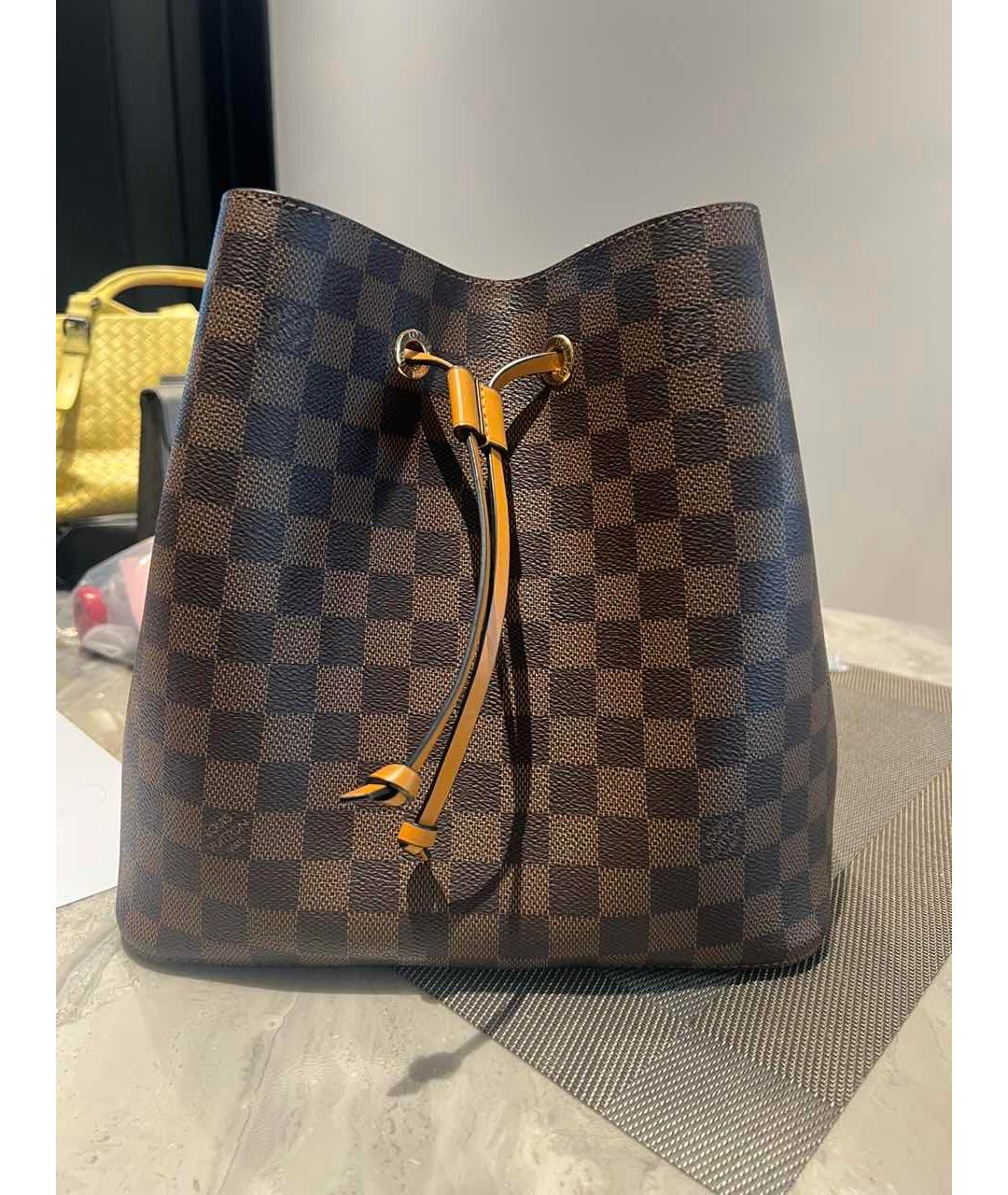 LOUIS VUITTON Коричневая сумка через плечо, фото 9