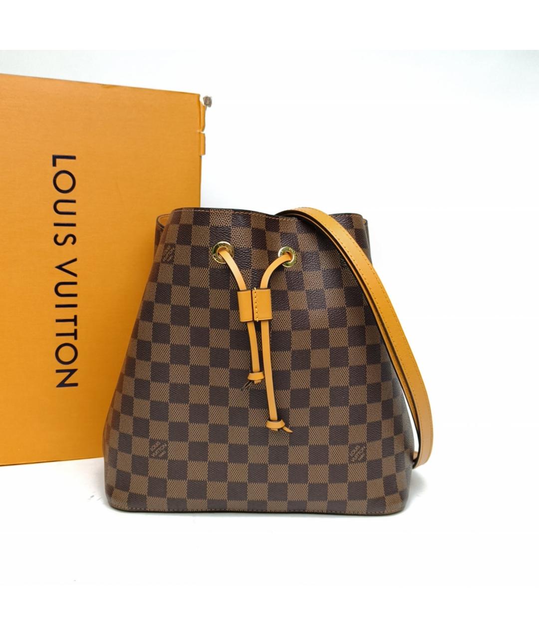 LOUIS VUITTON Коричневая сумка через плечо, фото 8
