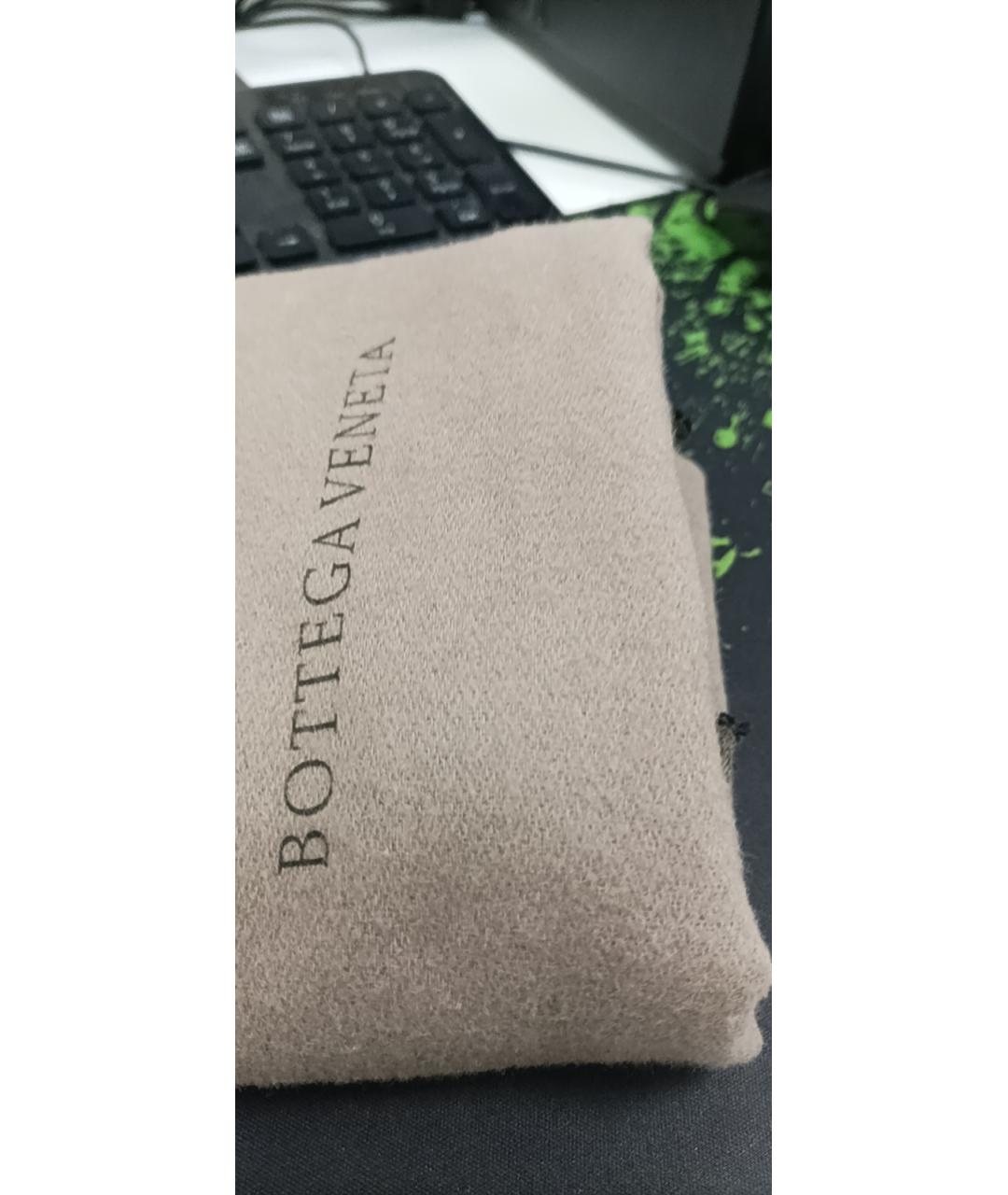 BOTTEGA VENETA Белая кожаная сумка через плечо, фото 9