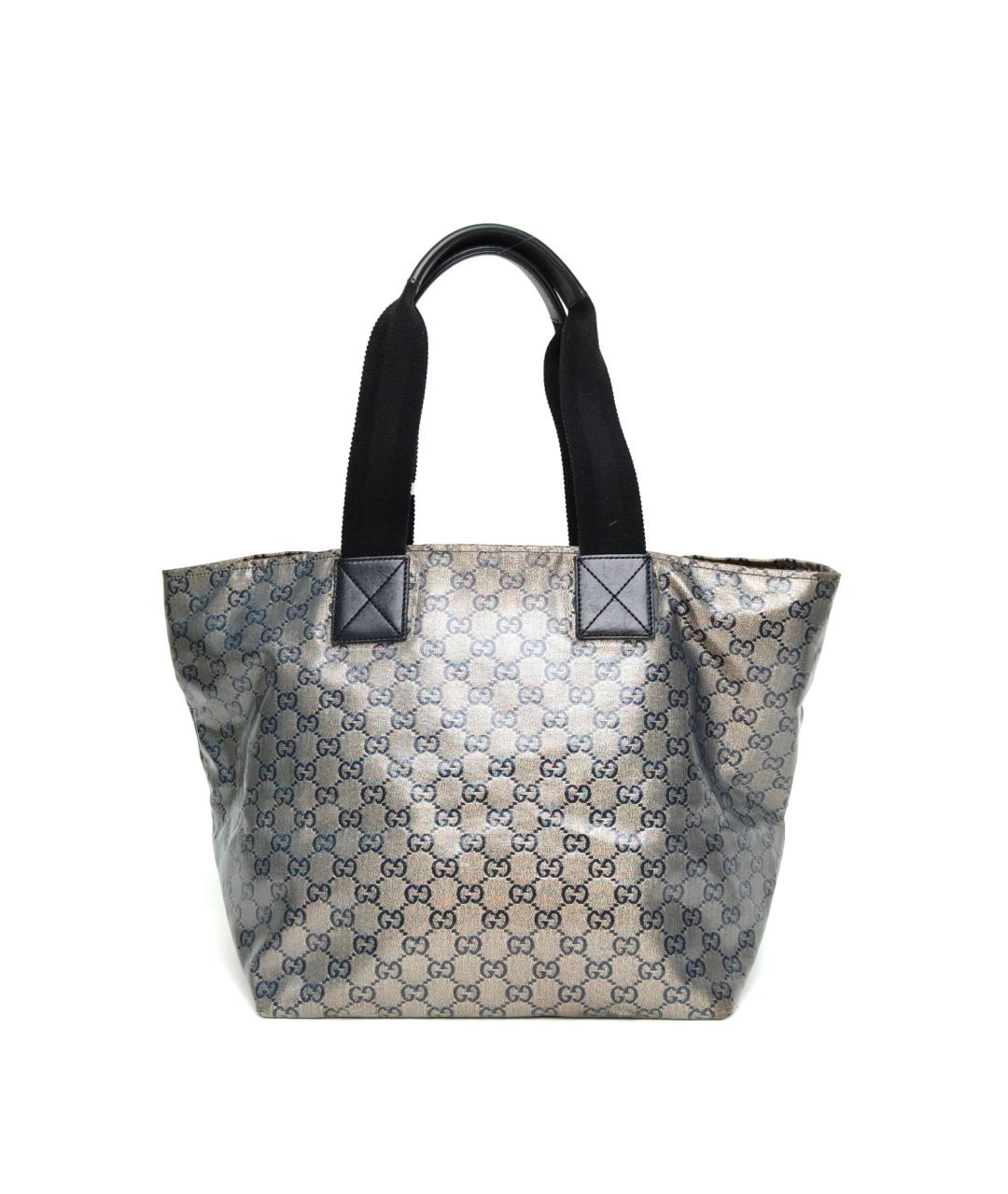 GUCCI Серебряная сумка тоут, фото 3