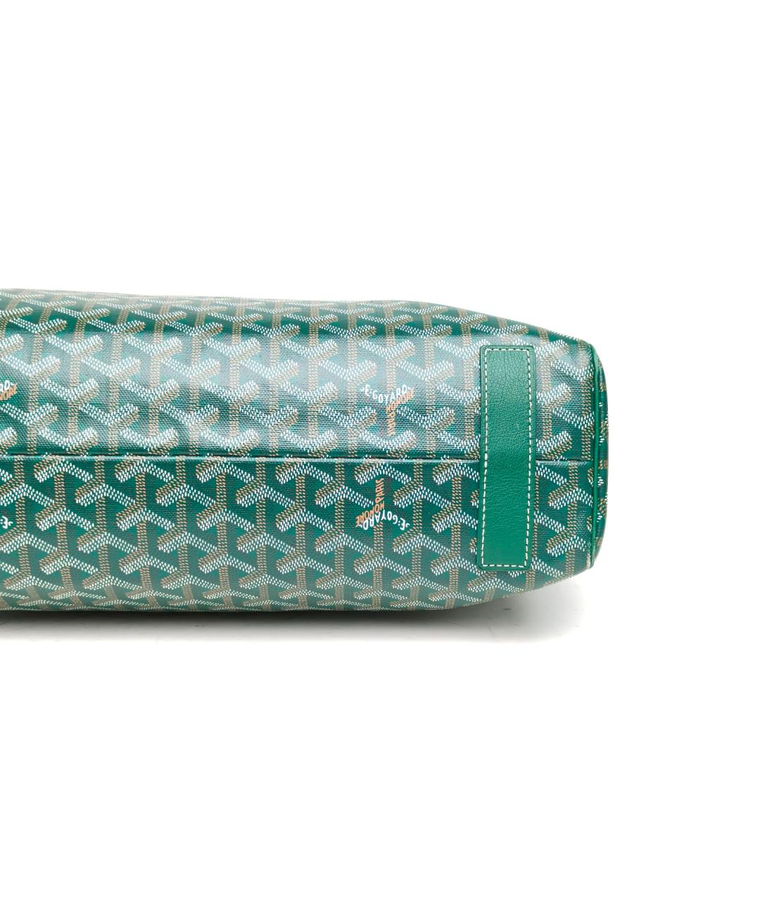 GOYARD Зеленая сумка тоут, фото 6