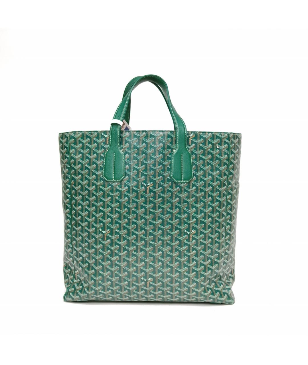 GOYARD Зеленая сумка тоут, фото 4