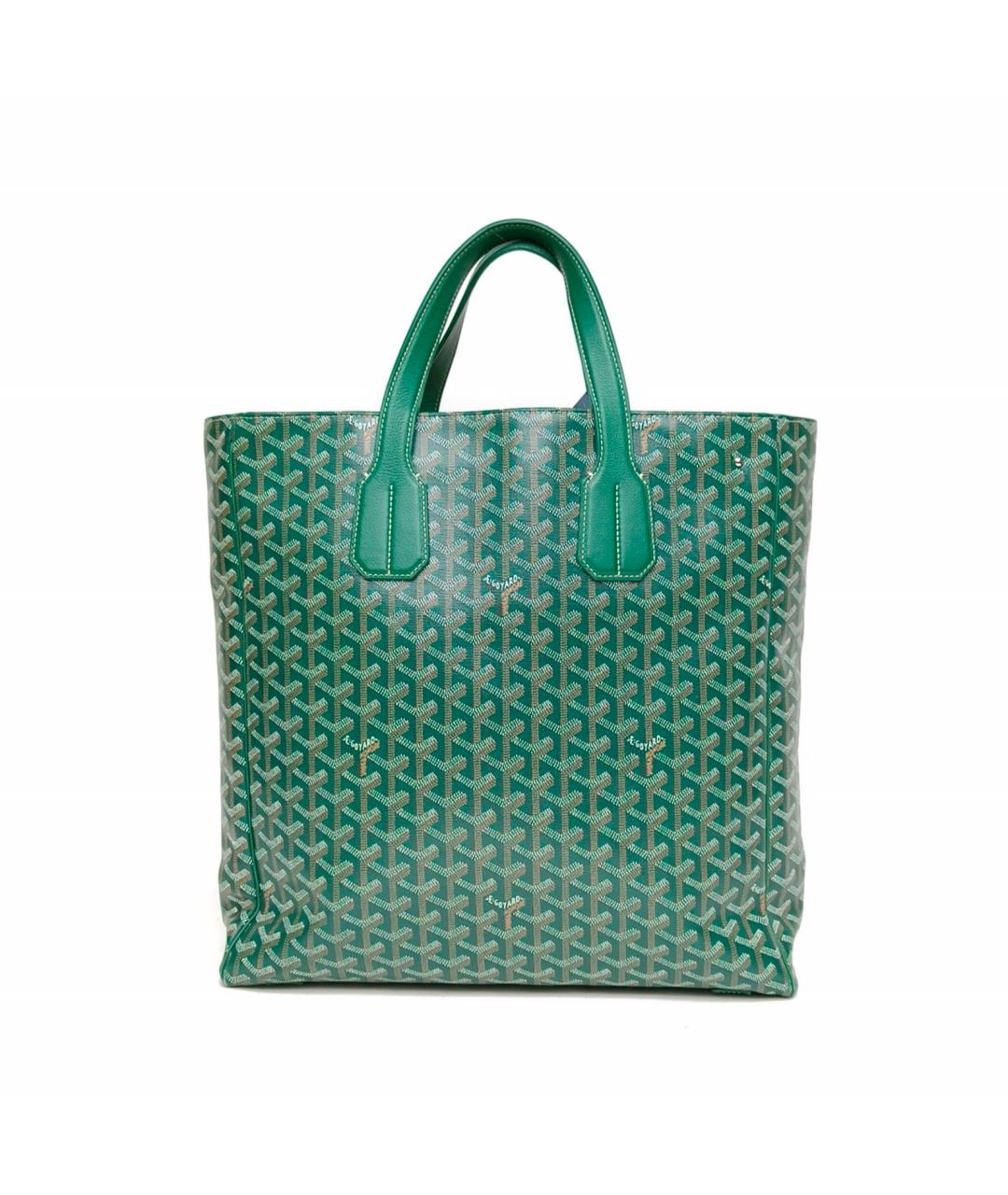 GOYARD Зеленая сумка тоут, фото 2