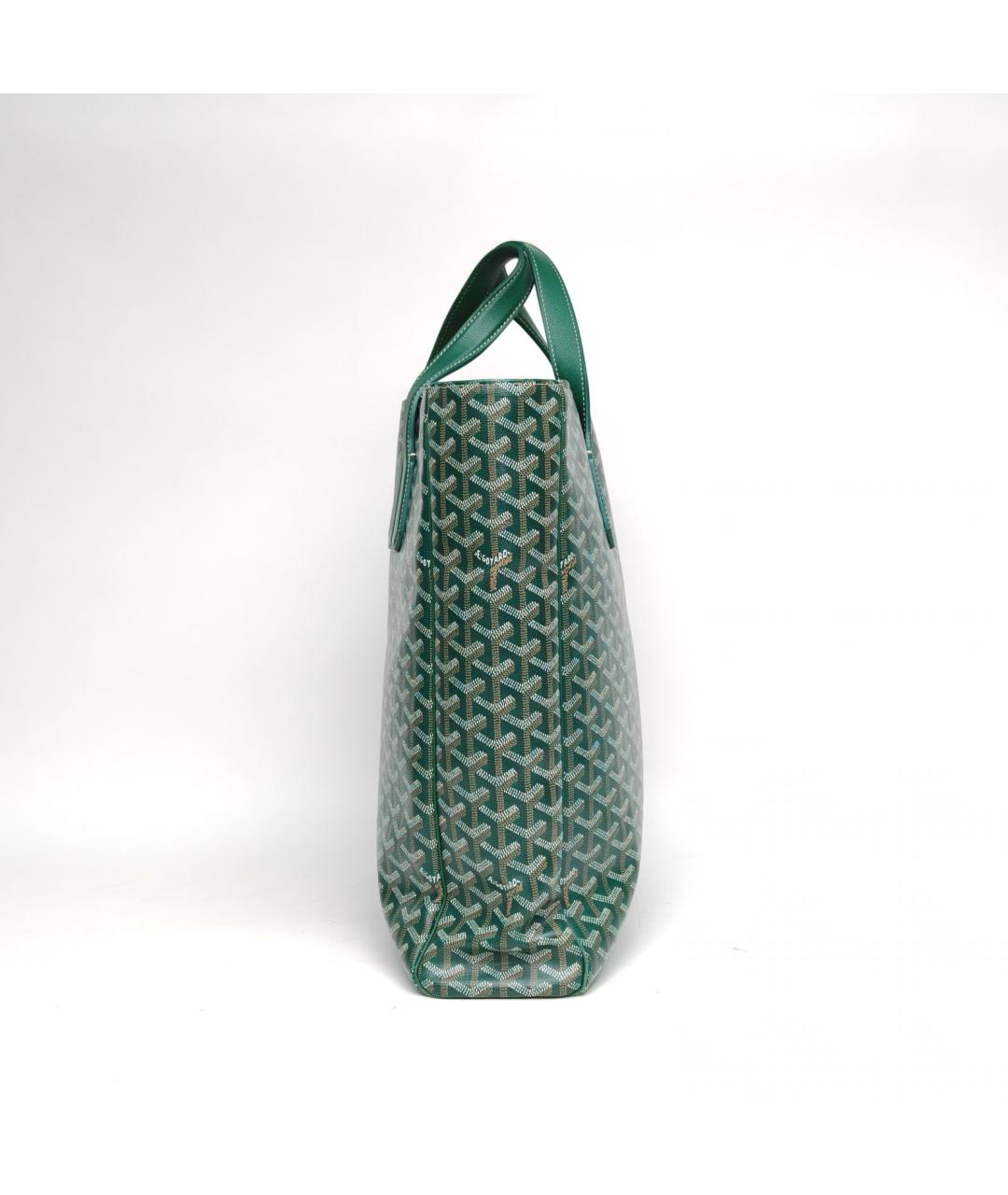 GOYARD Зеленая сумка тоут, фото 5