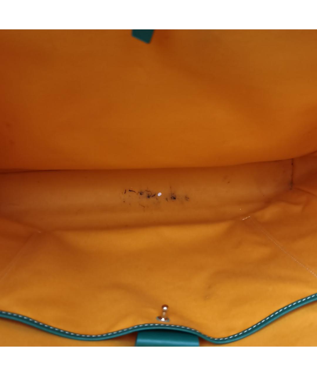 GOYARD Зеленая сумка тоут, фото 8