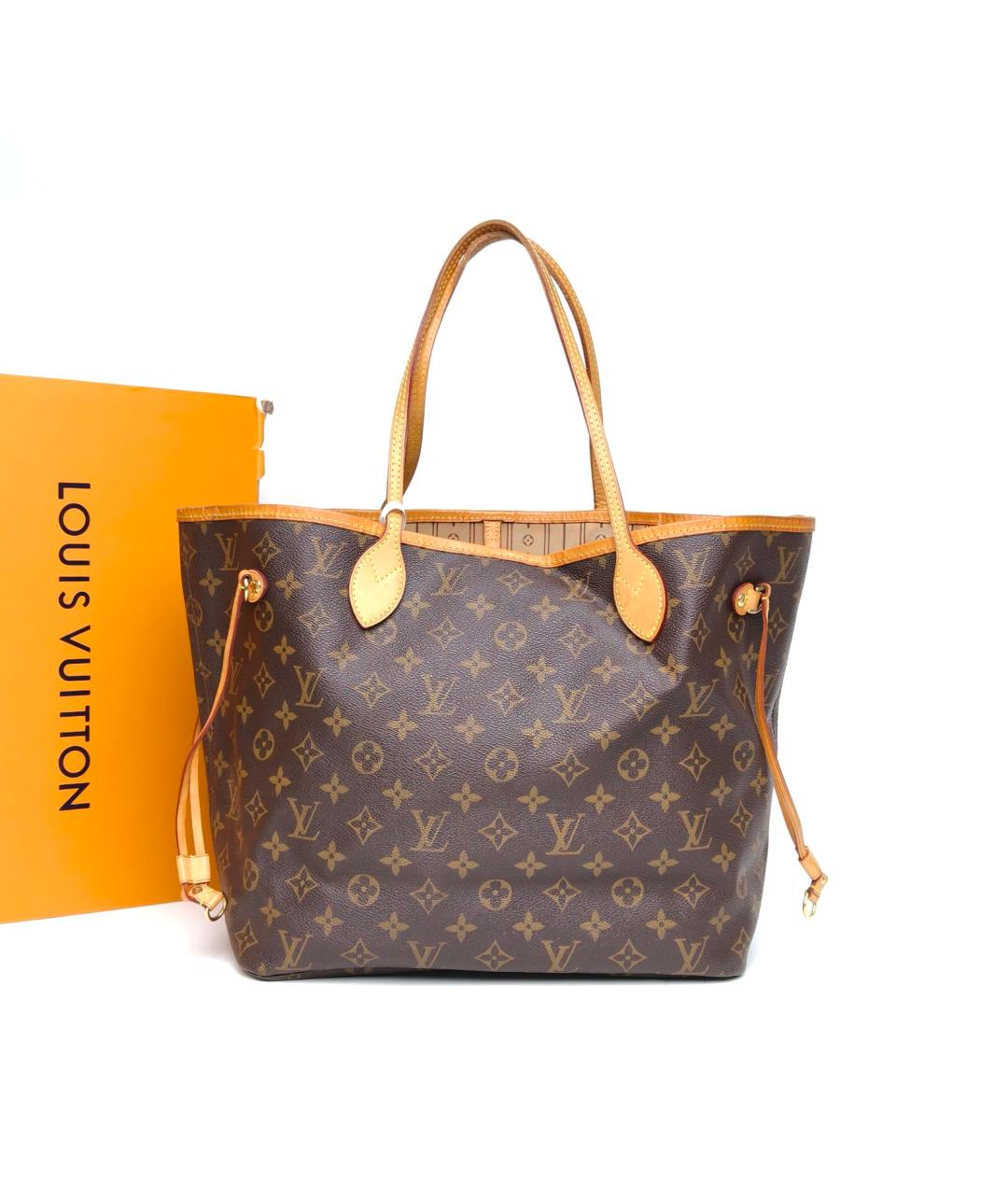 LOUIS VUITTON Коричневая сумка тоут, фото 8