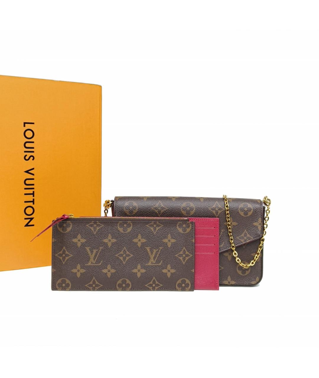 LOUIS VUITTON Коричневая сумка через плечо, фото 8