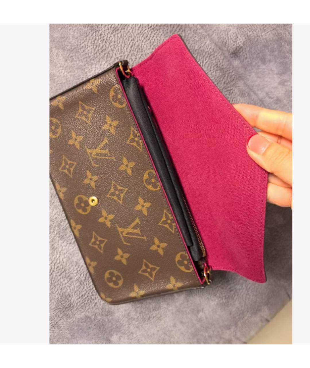 LOUIS VUITTON Коричневая сумка через плечо, фото 9