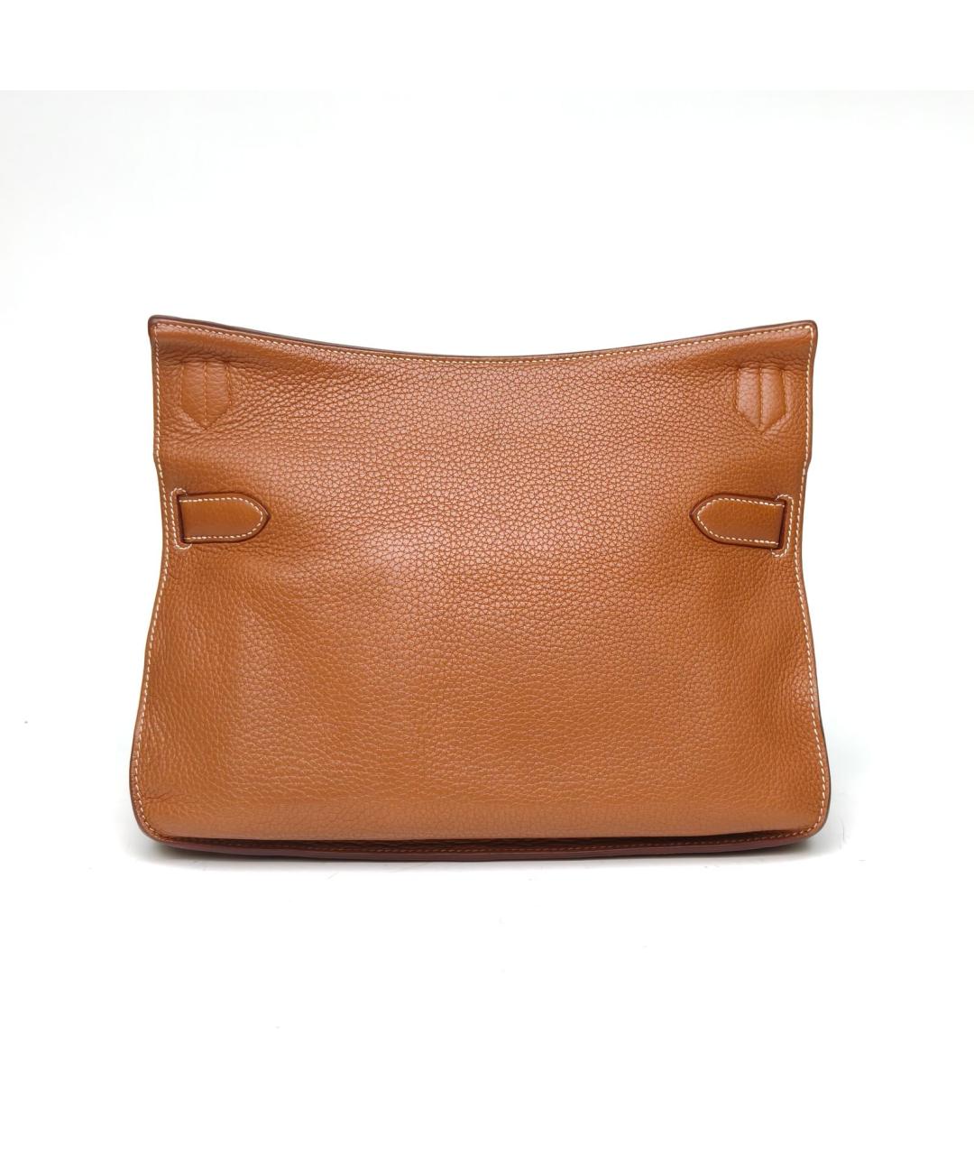 HERMES Коричневая кожаная сумка через плечо, фото 4