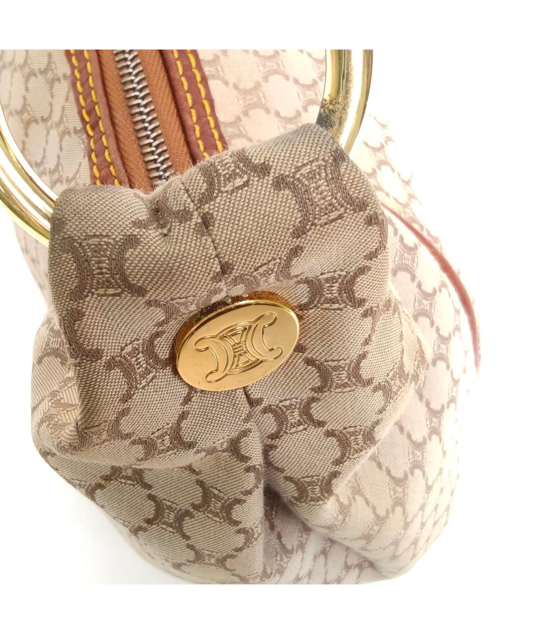 CELINE Бежевая сумка через плечо, фото 6