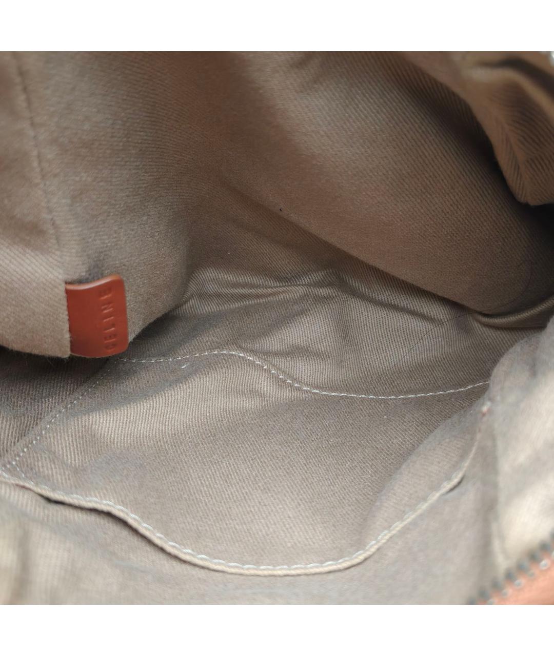 CELINE Бежевая сумка через плечо, фото 5