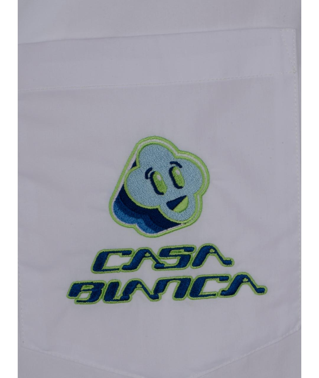 CASABLANCA Белая хлопковая классическая рубашка, фото 4