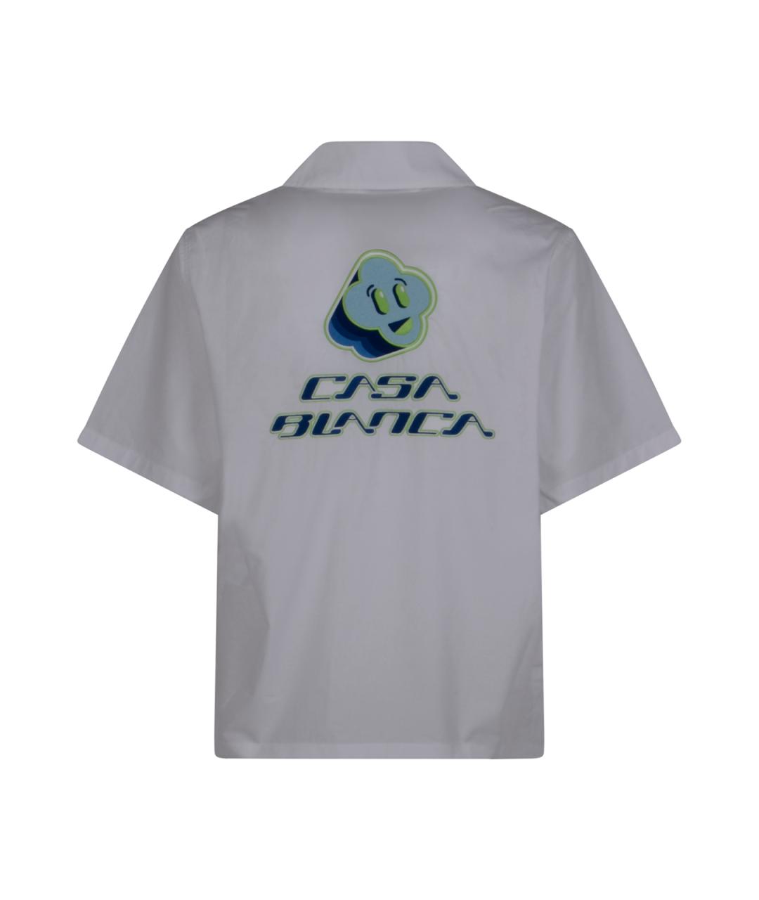 CASABLANCA Белая хлопковая классическая рубашка, фото 2