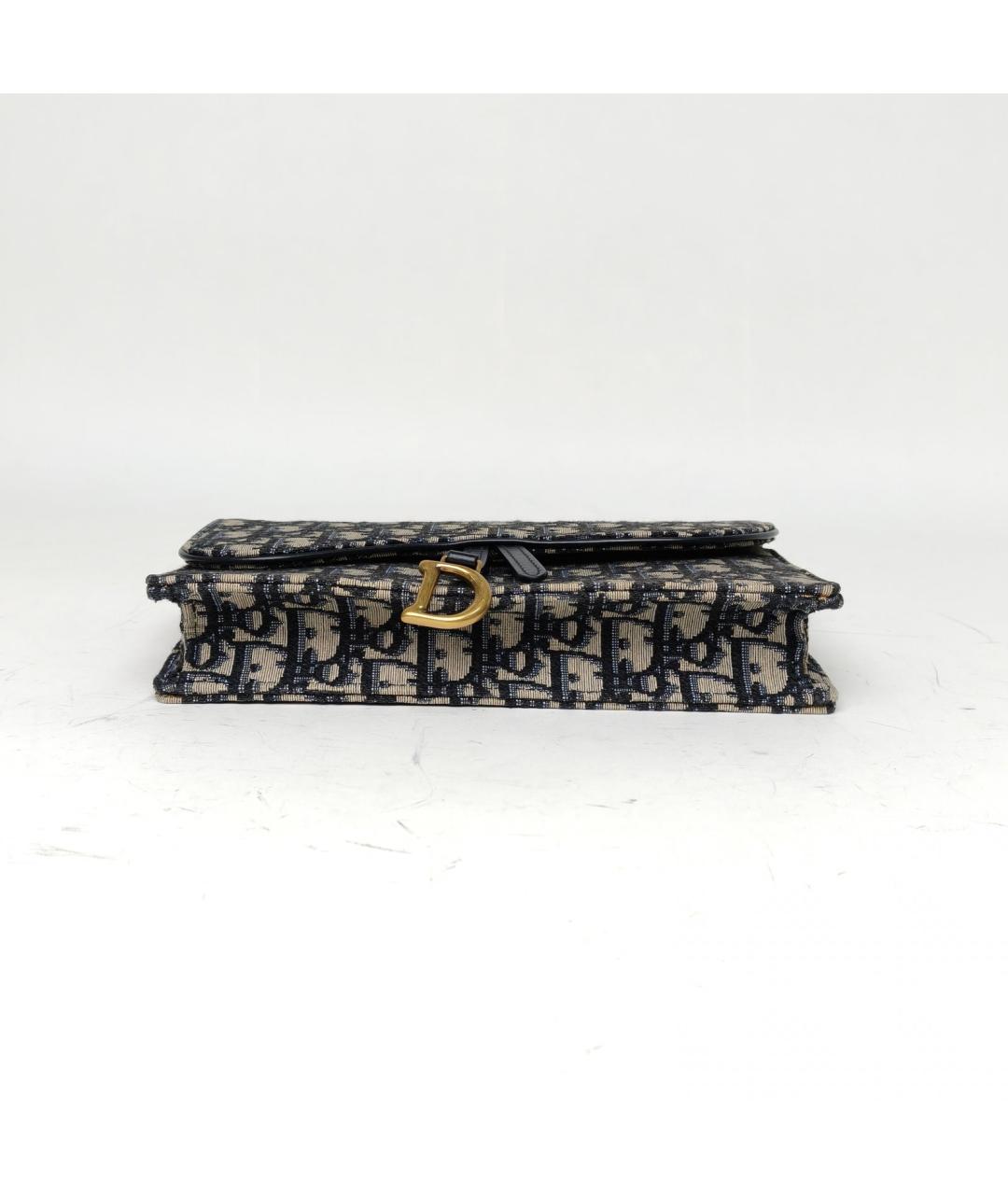 CHRISTIAN DIOR Синяя сумка через плечо, фото 6