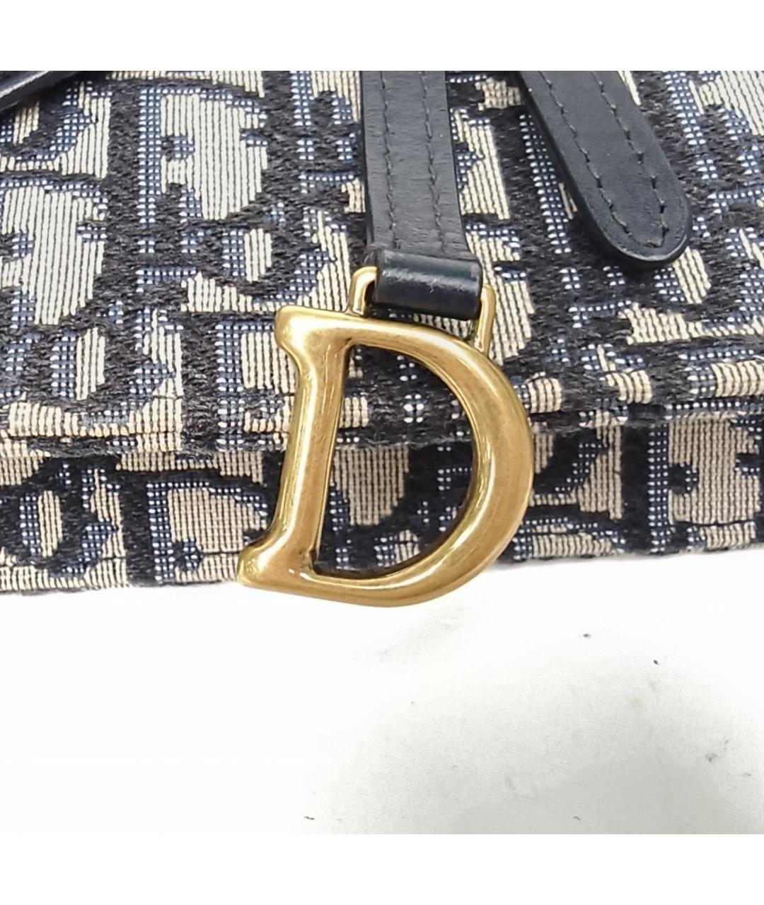 CHRISTIAN DIOR Синяя сумка через плечо, фото 8