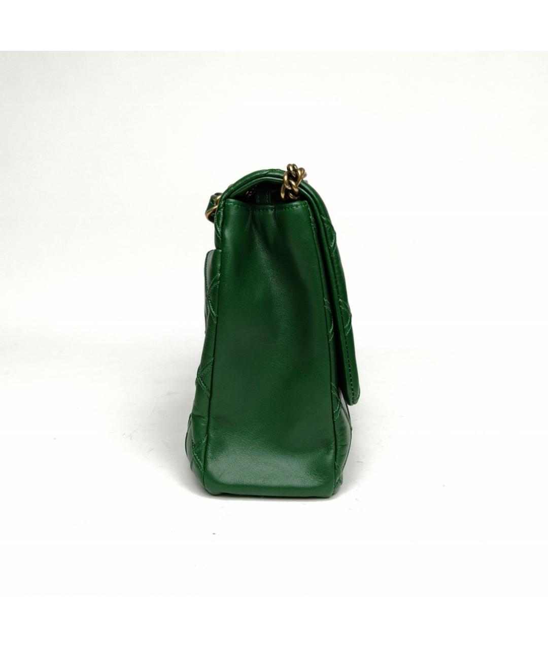 CHANEL Зеленая кожаная сумка через плечо, фото 3