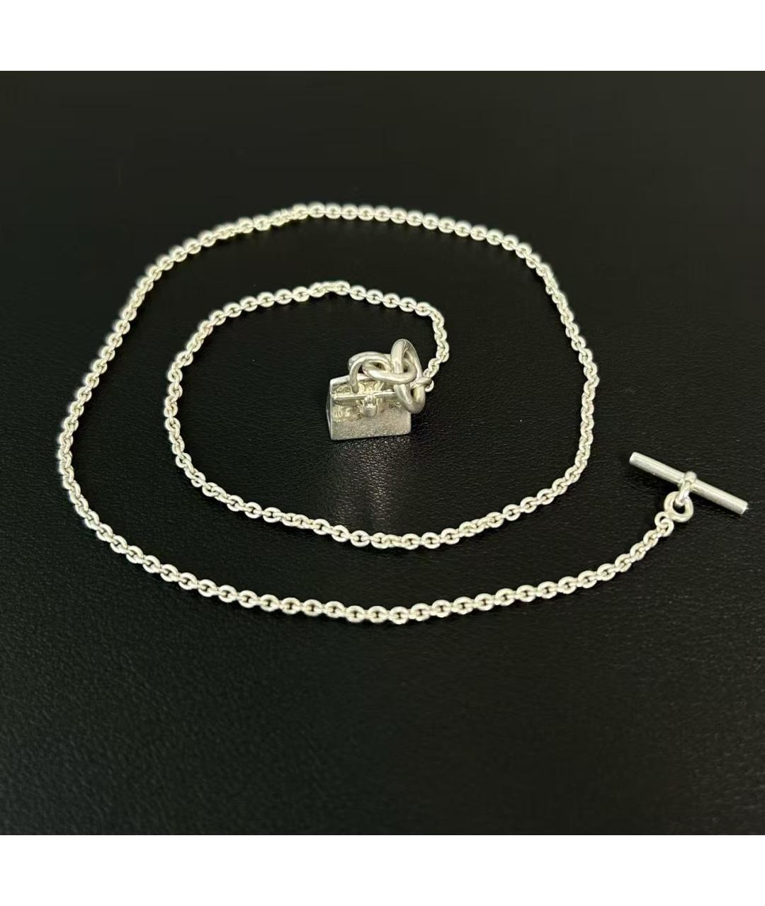 HERMES Серебряное колье, фото 3