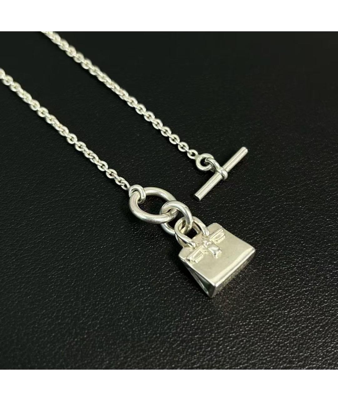 HERMES Серебряное колье, фото 5