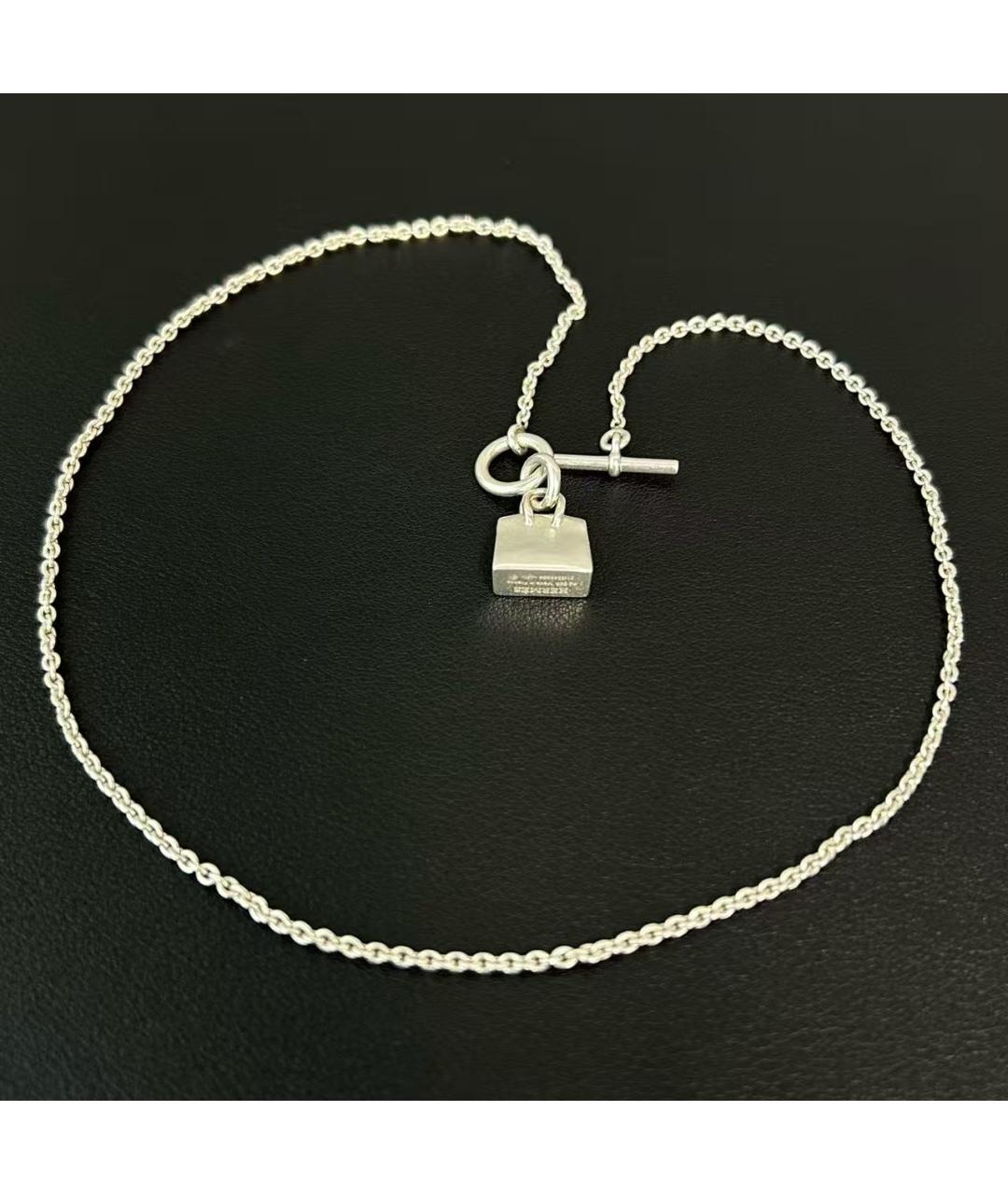 HERMES Серебряное колье, фото 4