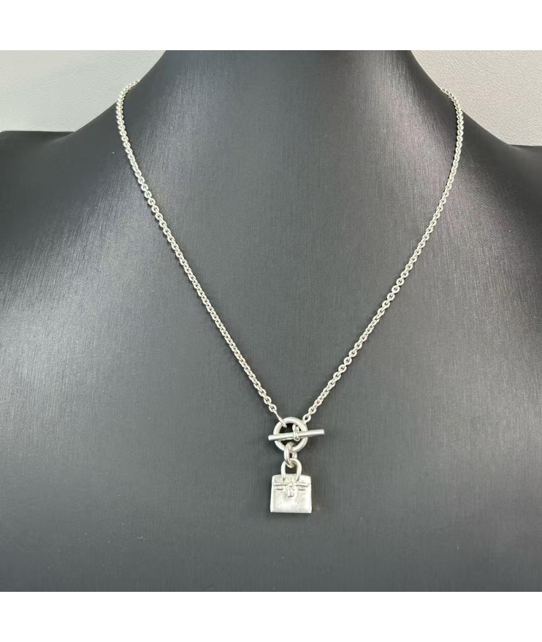 HERMES Серебряное колье, фото 2