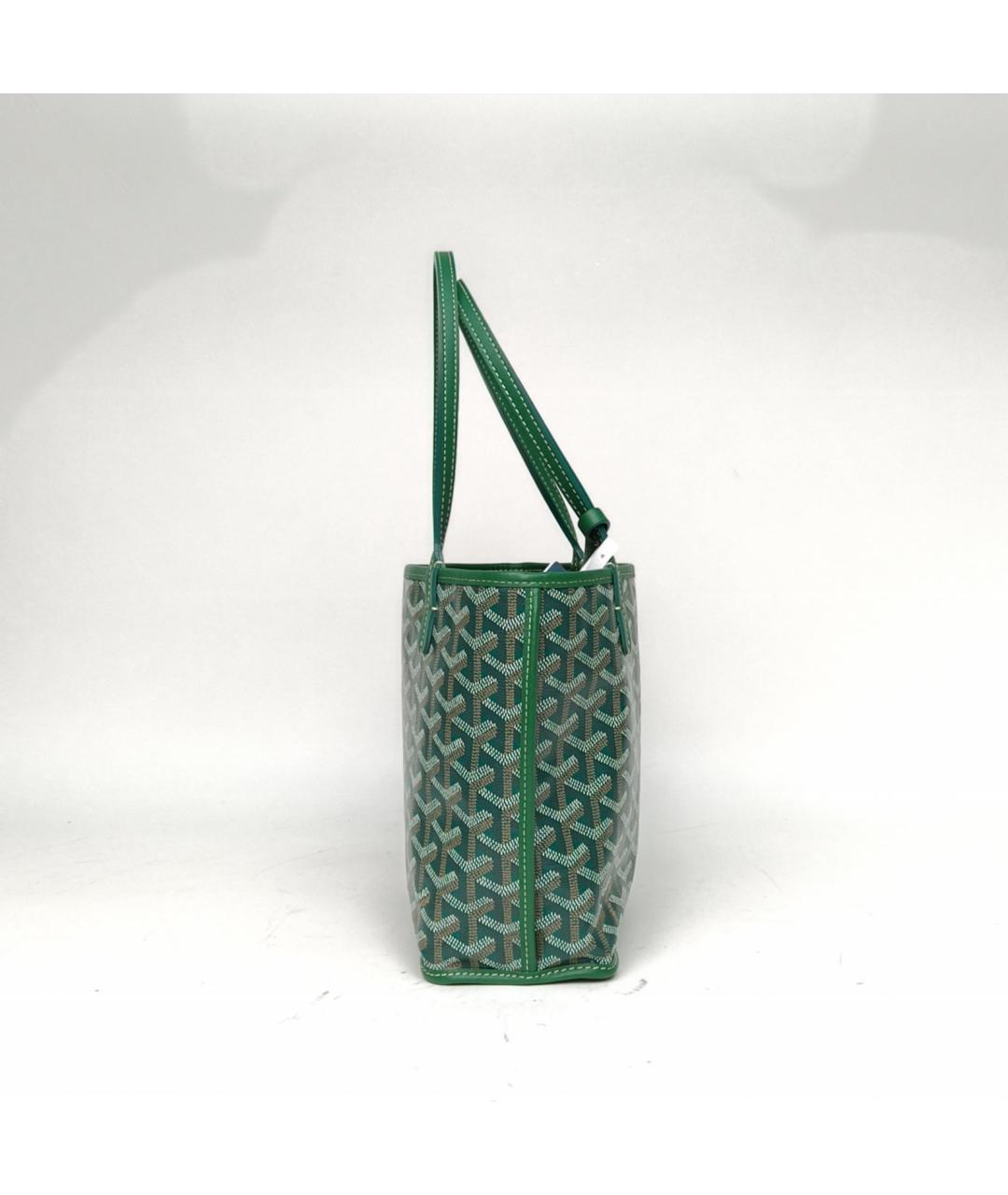 GOYARD Зеленая сумка с короткими ручками, фото 3