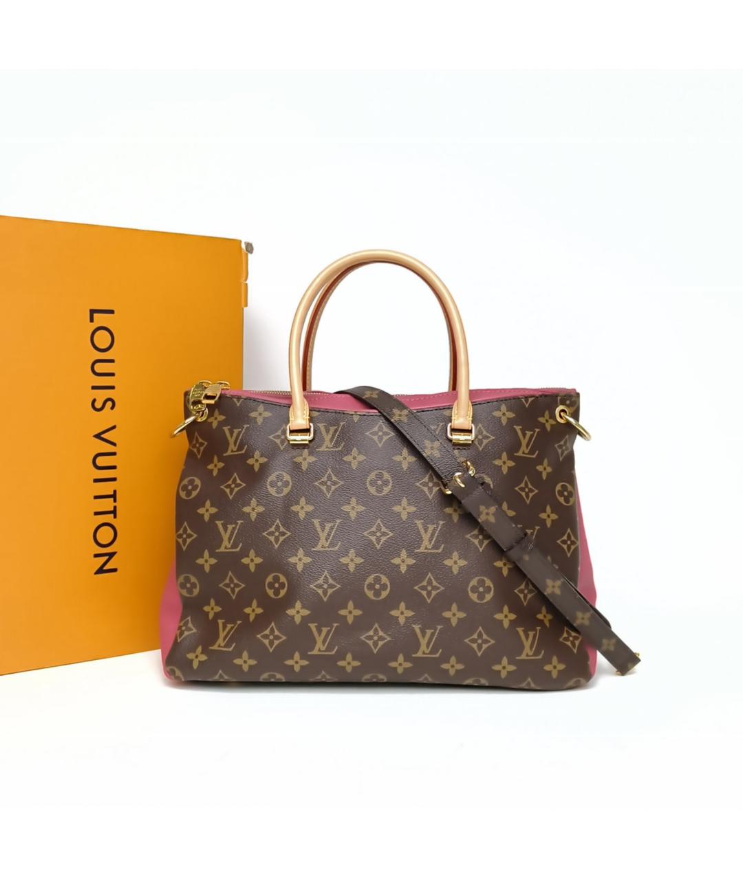 LOUIS VUITTON Коричневая сумка с короткими ручками, фото 9