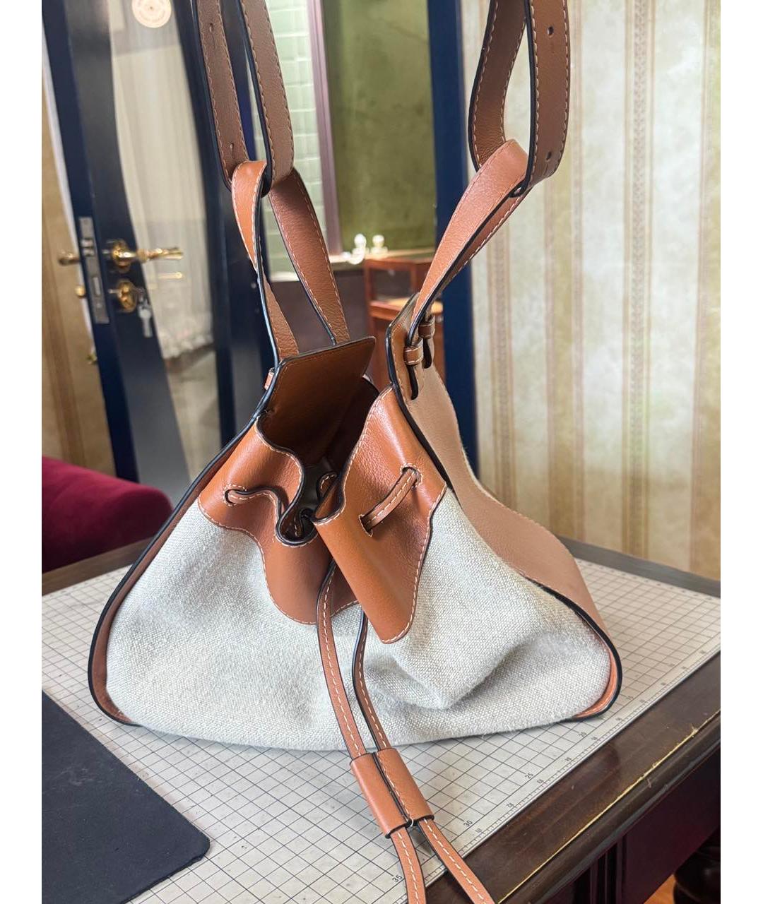 LOEWE Коричневая сумка через плечо, фото 6